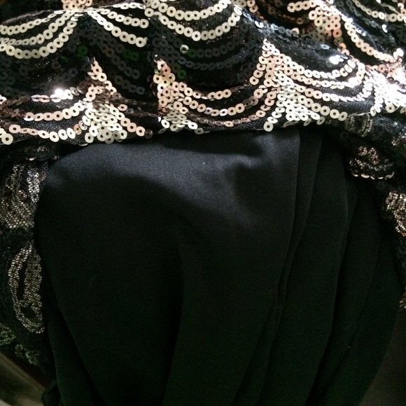 Crystal Doll Sequined Bodycon Dress Juniors Large - Picture 5 of 8